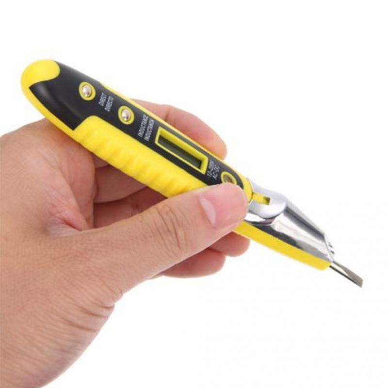 Socket Wall AC Power Outlet Voltage Detector Sensor Tester Electric Test Pen LED Light Voltage In...