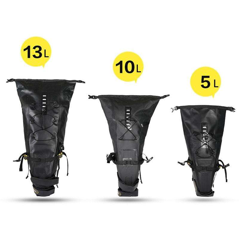 Rhinowalk RK19511 Full Waterproof Bicycle Saddle Tail Bag Big Capacity Road Bike Bag, Colour: RK1...