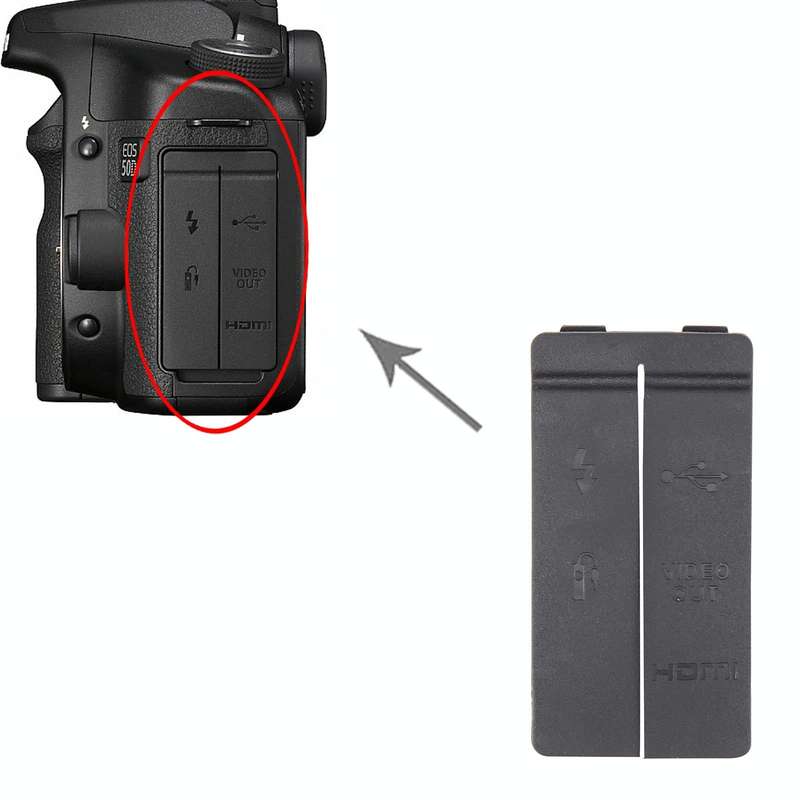 For Canon EOS 50D OEM USB Cover Cap