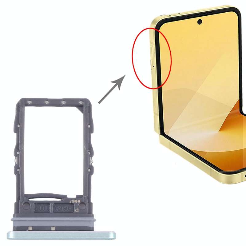 For Samsung Galaxy Z Flip6 SM-F741B Original SIM Card Tray (Green)