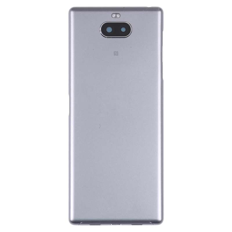 For Sony Xperia 10 Original Battery Back Cover(Silver)