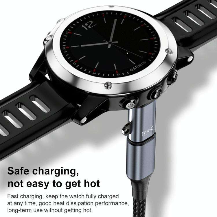 For Garmin Watch Charging Adapter, Interface:8 Pin Straight