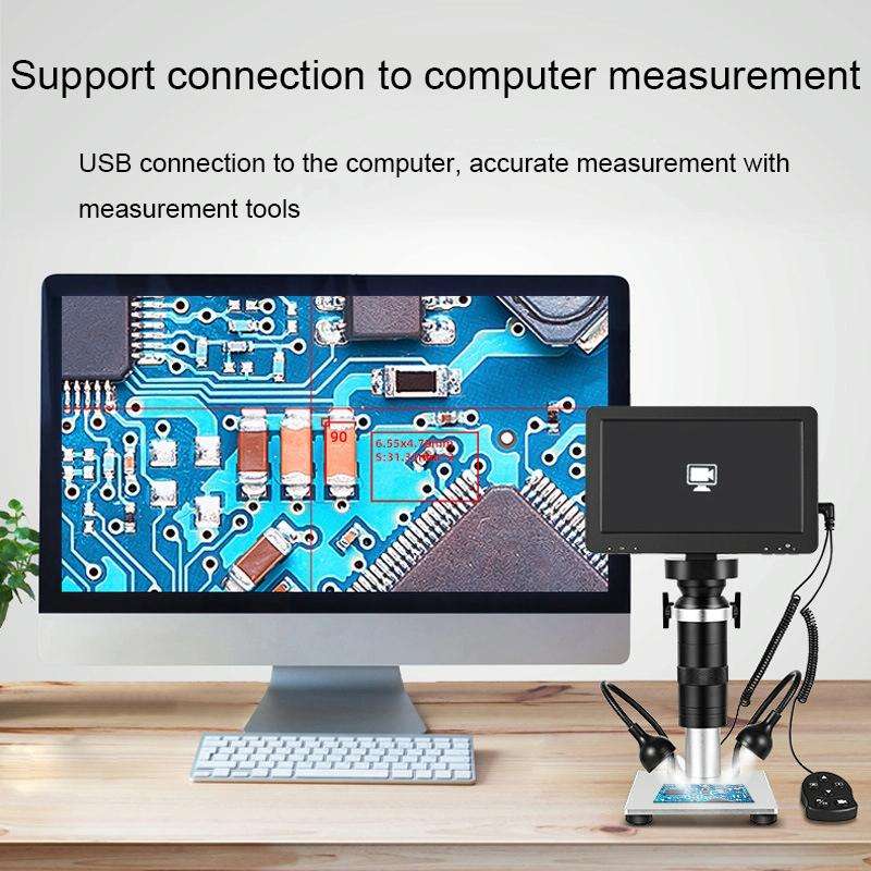 1200X 7-Inch HD Display Multifunctional Maintenance Inspection Digital Microscope(DM9-S)