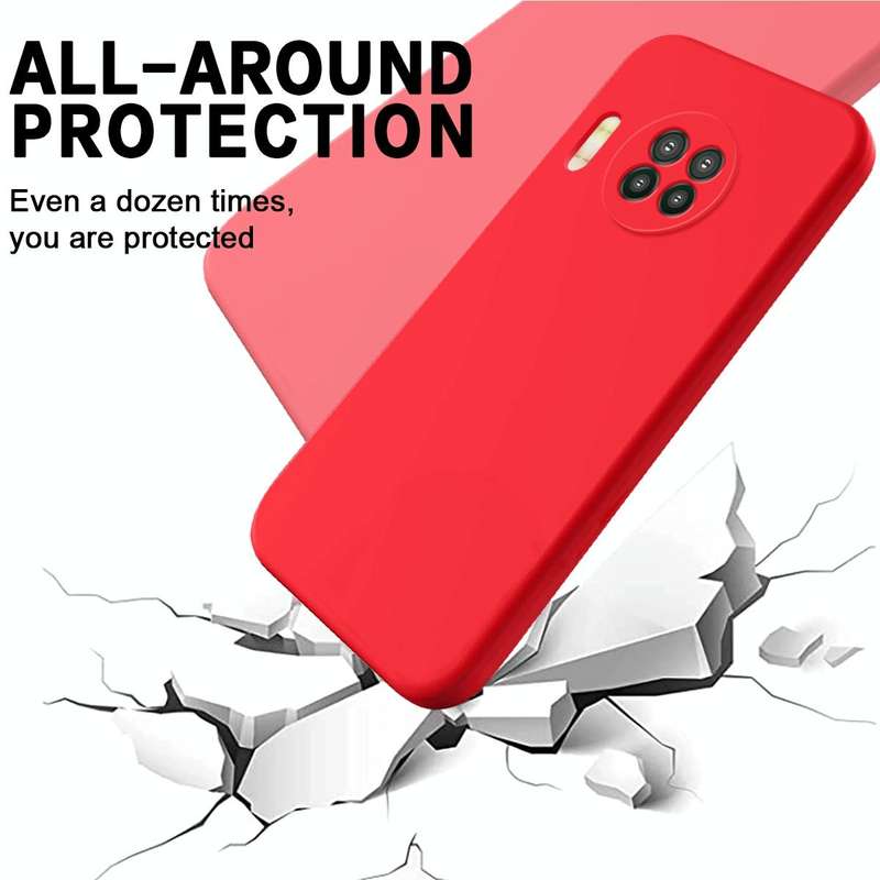 For Hisense Infinity H50 Zoom Pure Color Liquid Silicone Shockproof Phone Case(Red)