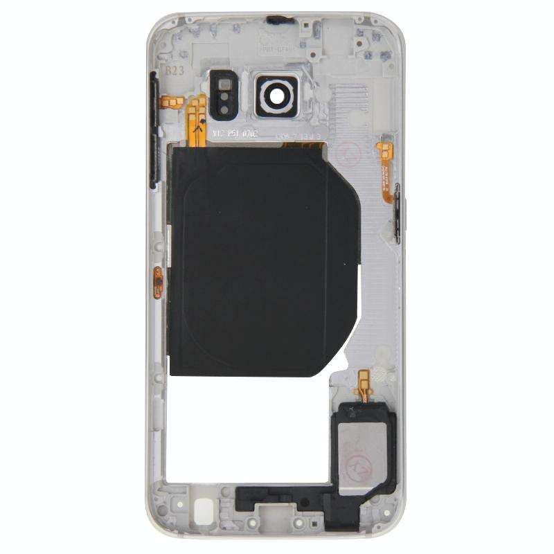 For Galaxy S6 / G920F Back Plate Housing Camera Lens Panel  with Side Keys and Speaker Ringer Buz...