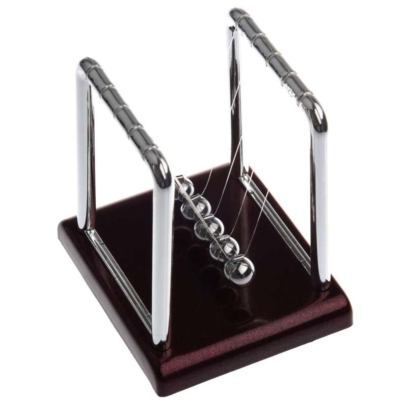 Newton Pendulum Ball Energy Conservation Collision Ball Momentum Transfer Demonstrator Physics Te...