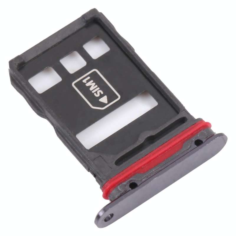 SIM Card Tray + NM Card Tray for Huawei Mate 30 RS Porsche Design (Black)