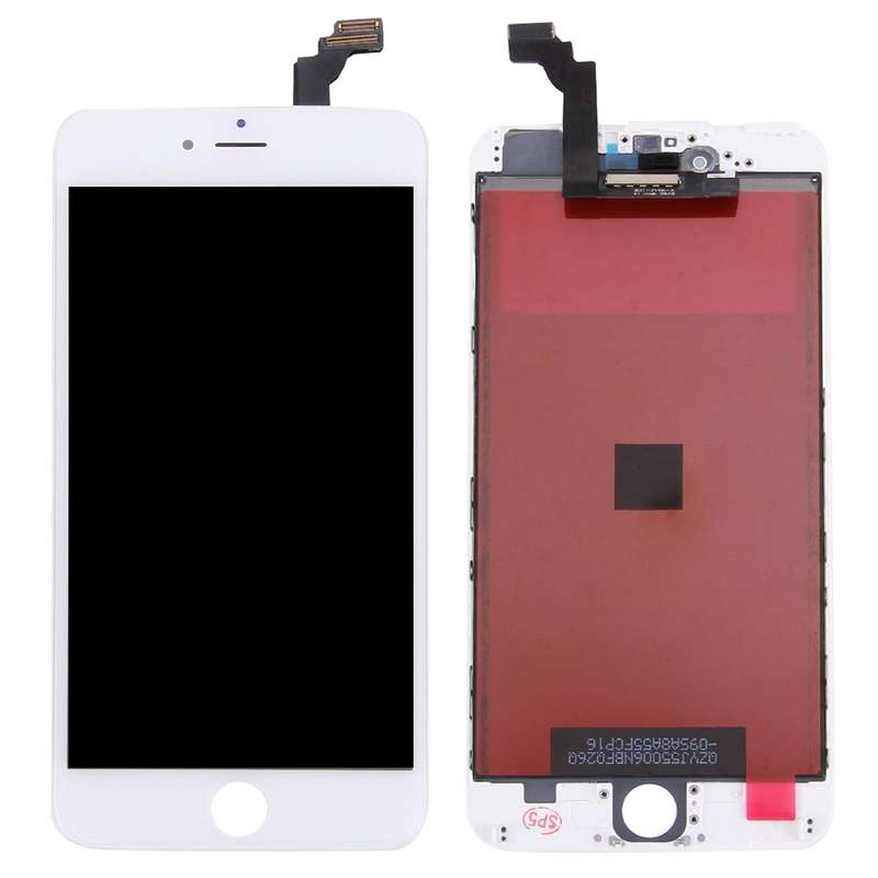 5 PCS Black + 5 PCS White TFT LCD Screen for iPhone 6 Plus Digitizer Full Assembly with Frame
