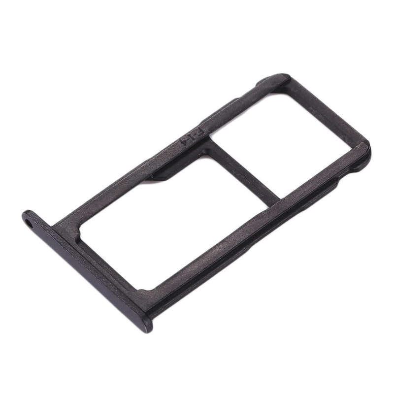 For Huawei Honor 8 Lite / P8 Lite 2017 SIM Card Tray & SIM / Micro SD Card Tray(Black)
