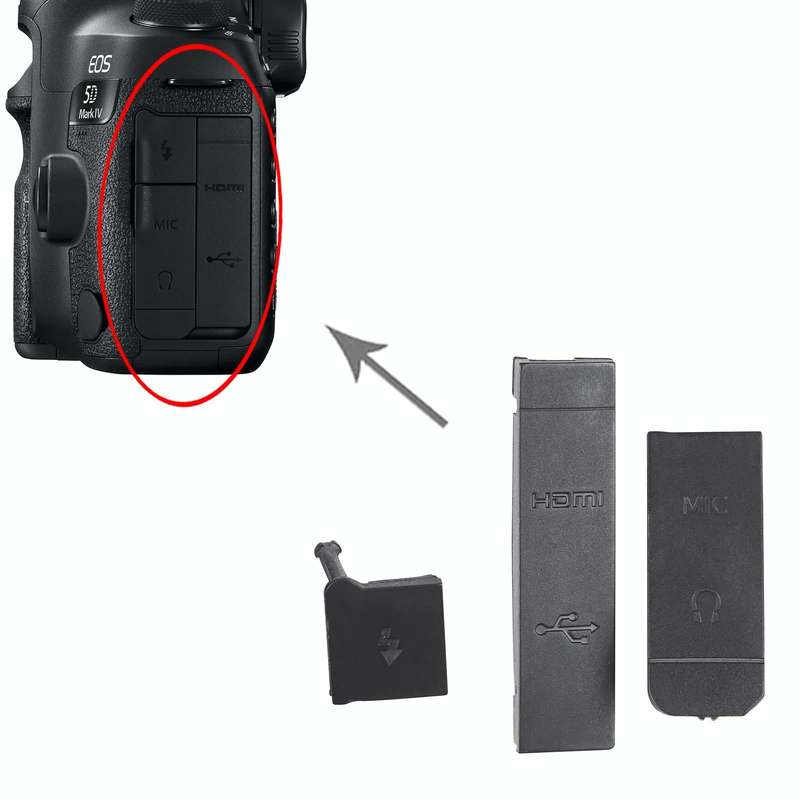For Canon EOS 5D Mark IV OEM USB Cover Cap