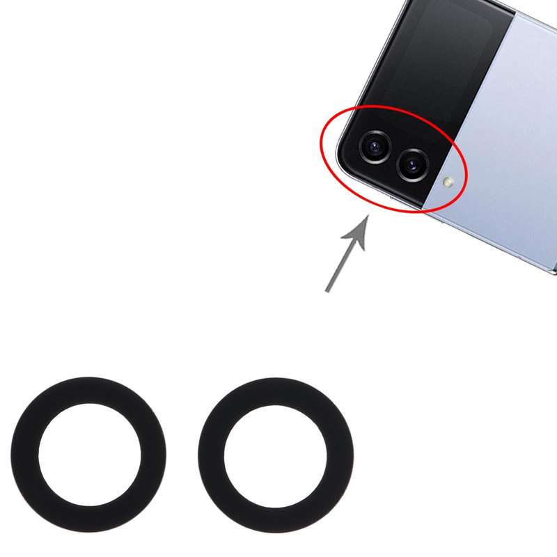 For Samsung Galaxy Z Flip4 SM-F721B 10set Back Camera Lens