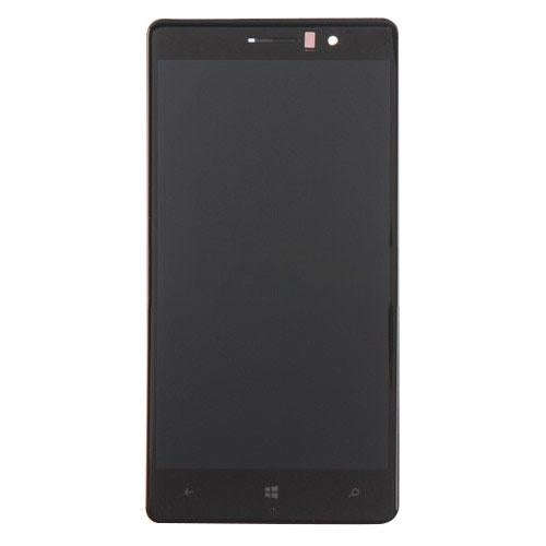 TFT LCD Screen for Nokia Lumia 830 Digitizer Full Assembly with Frame (Silver)