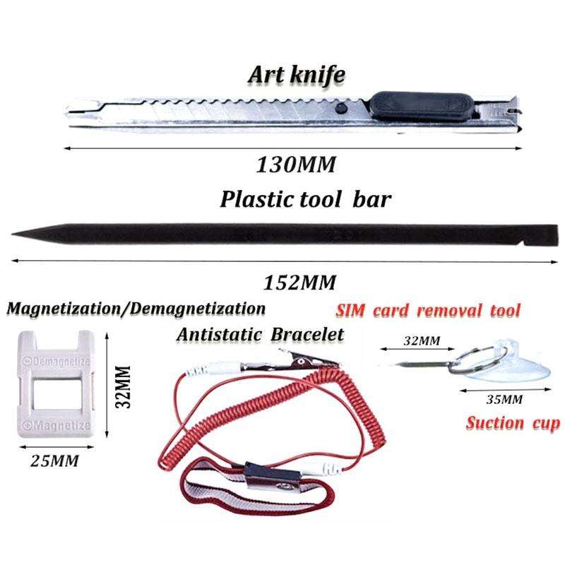 Portable Cloth Bag Mobile Phone Disassembly Maintenance Tool Multi-function Combination Tool Scre...