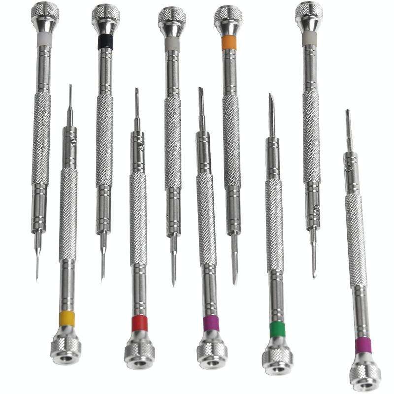 LSD5120 Repair Watch Glasses Stainless Steel Screwdriver Precision Watch Screwdriver Tool 0.6 Str...