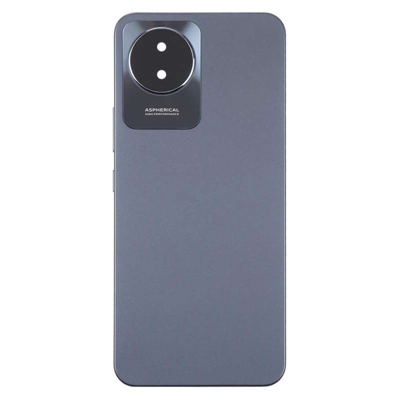 For vivo Y02 Original Battery Back Cover with Camera Lens Cover(Black)