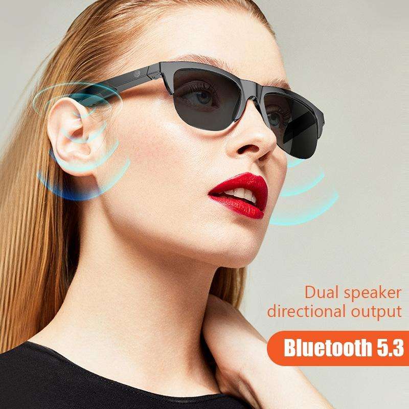 F06 Universal Style Bluetooth 5.3 Smart Sunglasses Wireless Headset Anti-Strong Light Anti-Polari...