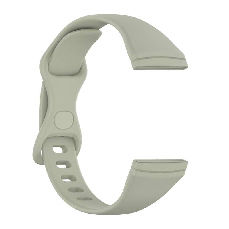 For Fitbit Versa 4 / Versa 3 / Sense Universal TPU Watch Band, Size:L(Rock Grey)
