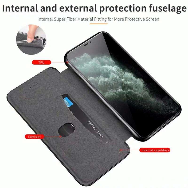 For iPhone 11 Integrated Electricity Pressing Retro Texture Magnetic TPU+PU Leather Case with Car...