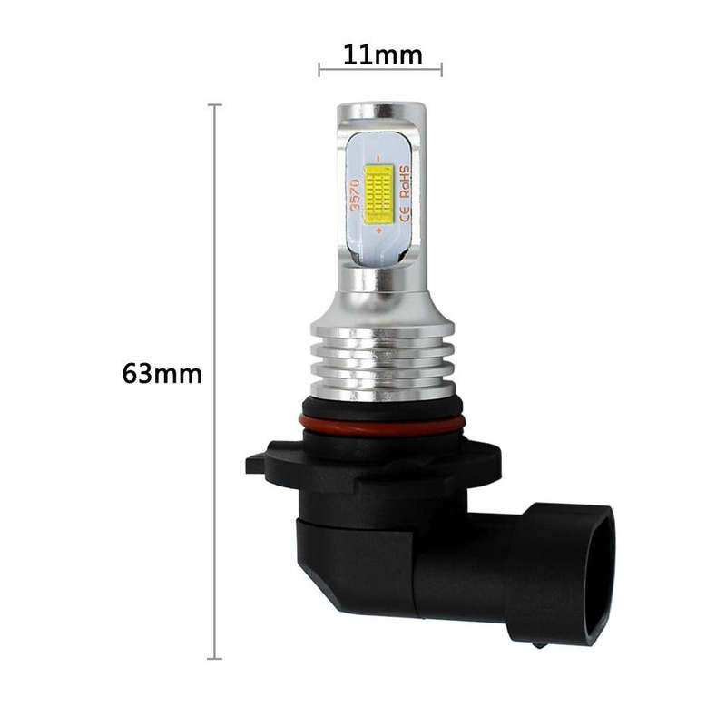 2 PCS 9006 HB4 72W 1000LM 6000-6500K Super Bright White Light Car Fog LED Bulbs, DC 12-24V (Ice B...