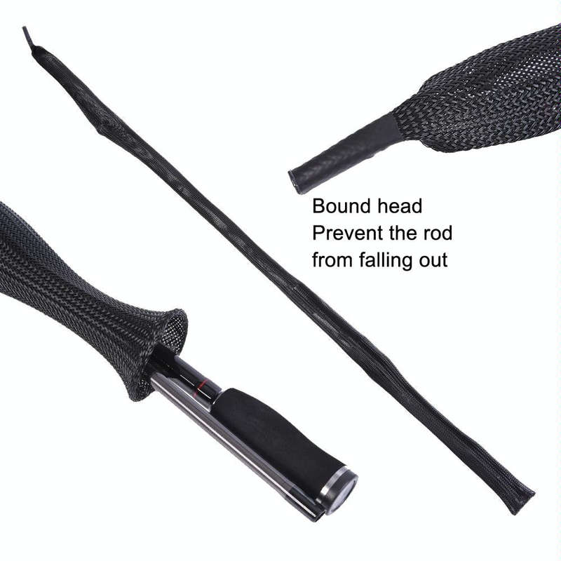 LEO 27998 3.5x170cm Mesh Tube Telescopic Fishing Rod Protector(27998-BGN)