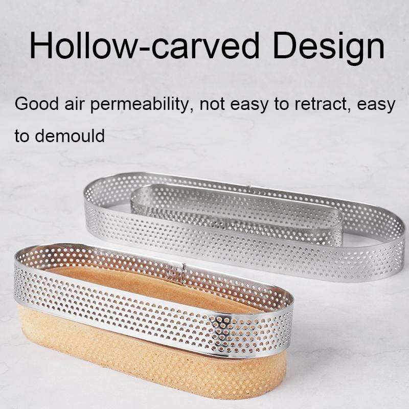 BN1006 Stainless Steel Mousse Circle Thickened Perforated Cake Mold DIY Baking Tools, Specificati...