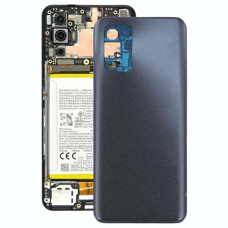 For OPPO Realme Q3 Pro 5G / Realme Q3 Pro Carnival Original Battery Back Cover + Middle Frame (Bl...