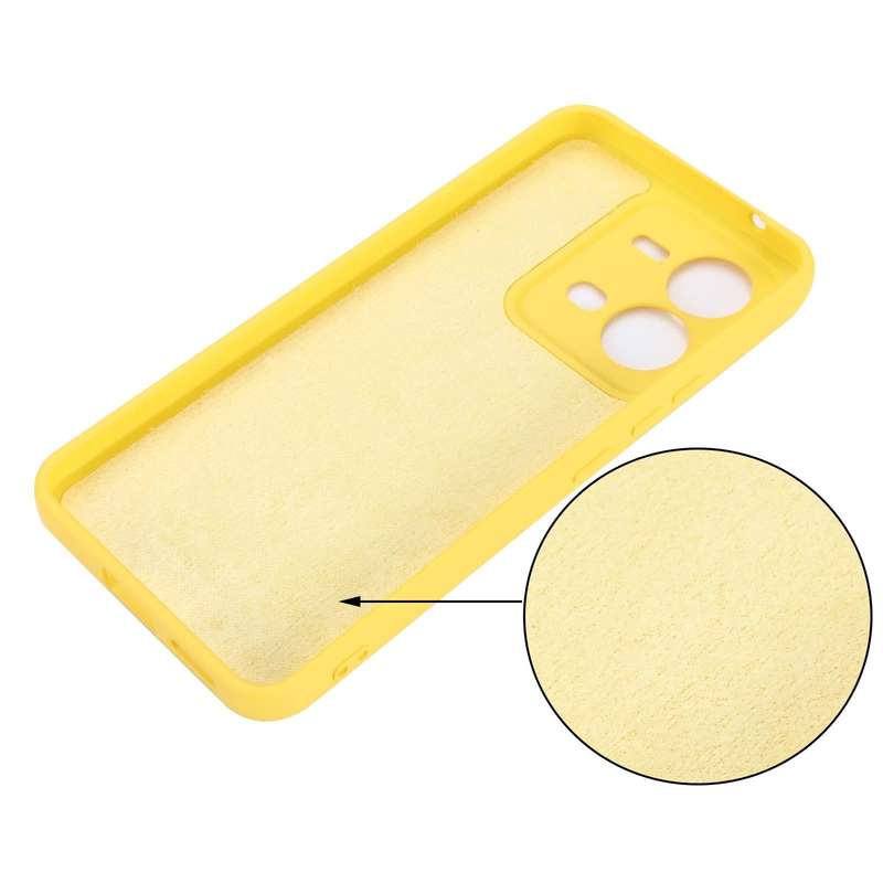 For vivo V25 5G / V25E 5G / X80 Lite Pure Color Liquid Silicone Shockproof Full Coverage Phone Ca...
