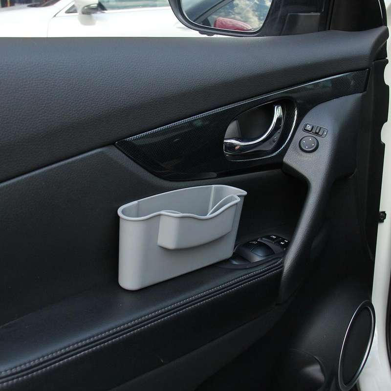 Car TPA Carrying Organizer Storage Box for Phone Coin Key and Other Small Items(Grey)