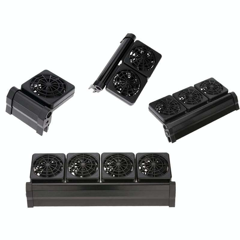Fish Tank Cooling Fan Cooling Silent Aquarium Fan, Specification: 4 Head EU Plug