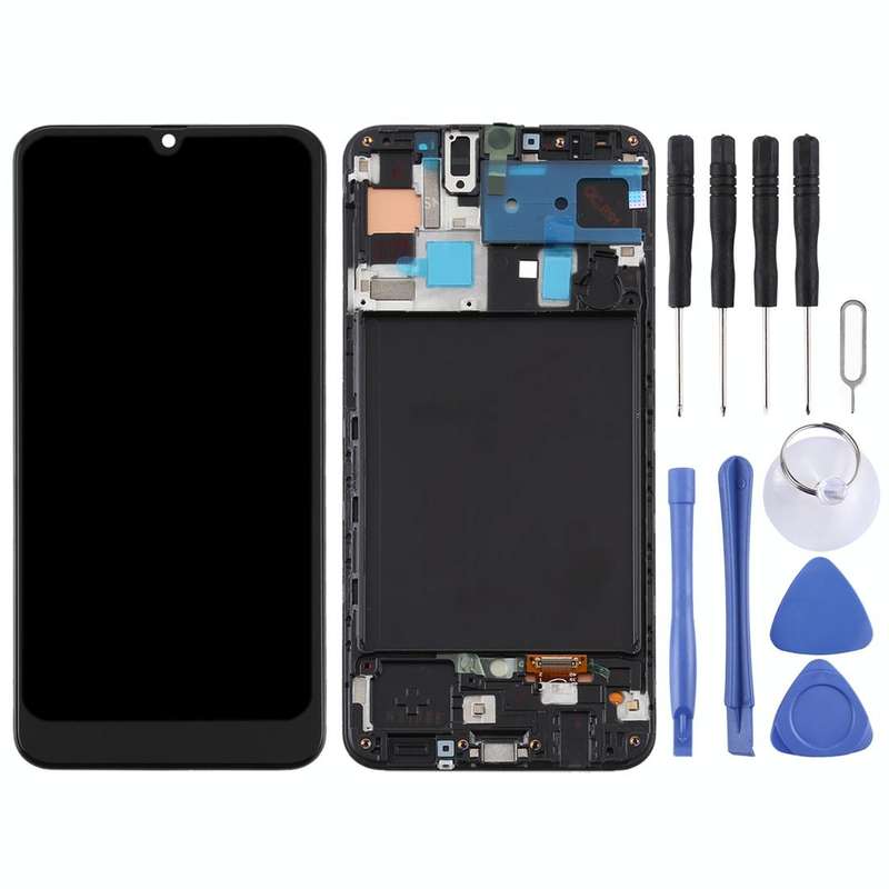 TFT LCD Screen for Samsung Galaxy A50 Digitizer Full Assembly with Frame (Not Supporting Fingerpr...