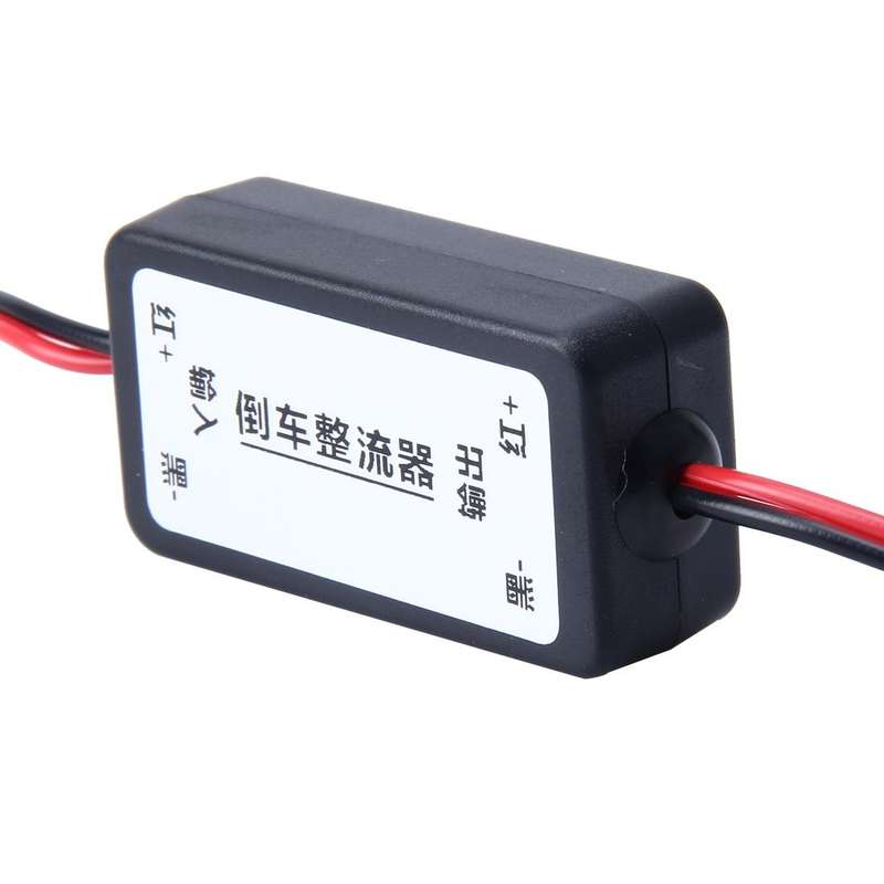 12V Car Auto Rear View Camera Voltage Signal Ballast Ripple Splash Screen Interferenc Power Filter