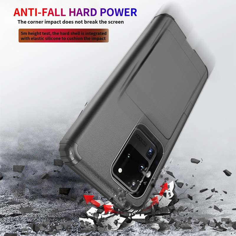 For Samsung Galaxy S20+ Dustproof Pressure-proof Shockproof PC + TPU Case with Card Slot & Mirror...