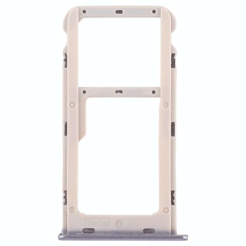SIM Card Tray + SIM Card Tray / Micro SD Card Tray for Huawei Honor 6A (Grey)