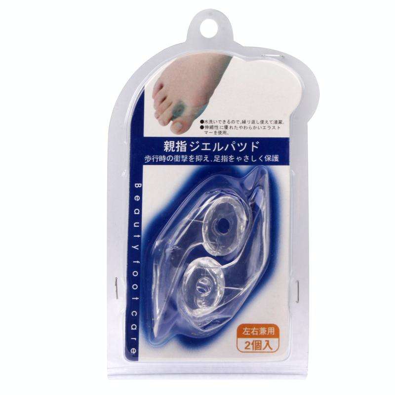 1 Pair Foot Care Protective Silicone Toe Pad(Transparent)
