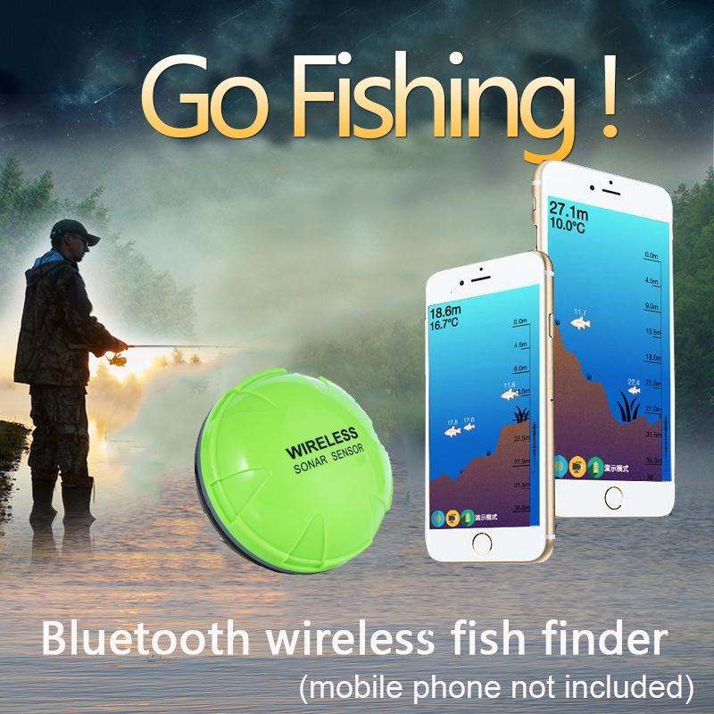 Fish Finder Wireless Mobile Phone Sonar Fish Finder APP Underwater Fish Finder Fishing Fishing Ge...