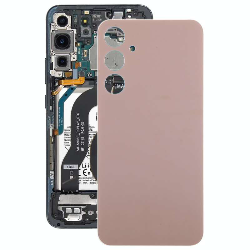 For Samsung Galaxy S23 FE SM-S711B Battery Back Cover(Brown)