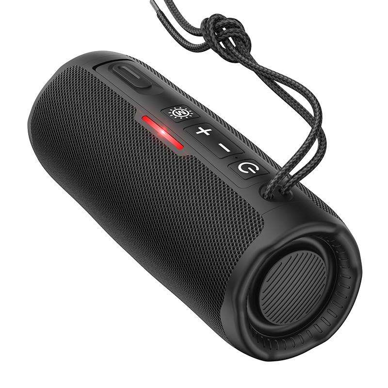 hoco HC16 Vocal Outdoor Bluetooth 5.3 Speaker Support TF Card / AUX / FM(Black)