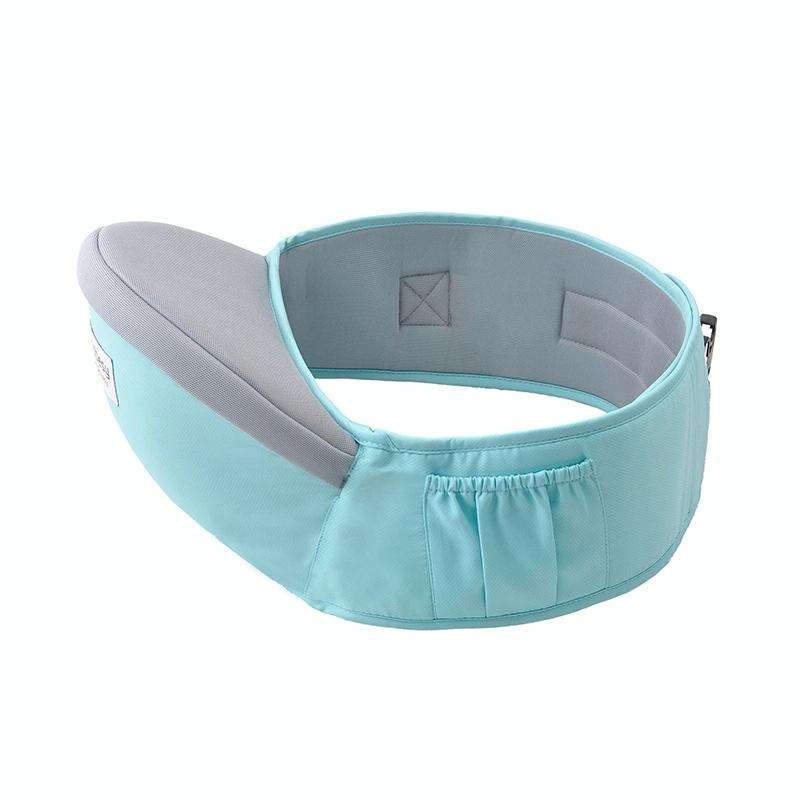 Waist belt Baby Carrier Waist Stool Walkers Baby Sling Hold Waist Belt Backpack(Light Blue)