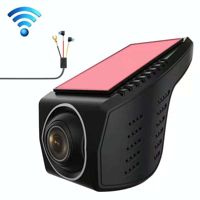 M9 Hidden Driving Recorder WiFi Phone Connecting Car Parking Monitoring 1080P HD Recorder(With Bu...