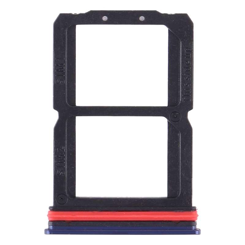 For OnePlus 7 SIM Card Tray + SIM Card Tray (Blue)