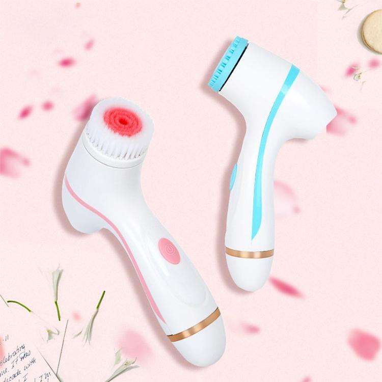 CNaier AE-868 Battery-powered Silicone Ultrasonic Vibration Face Skin Care Electric Facial Cleans...
