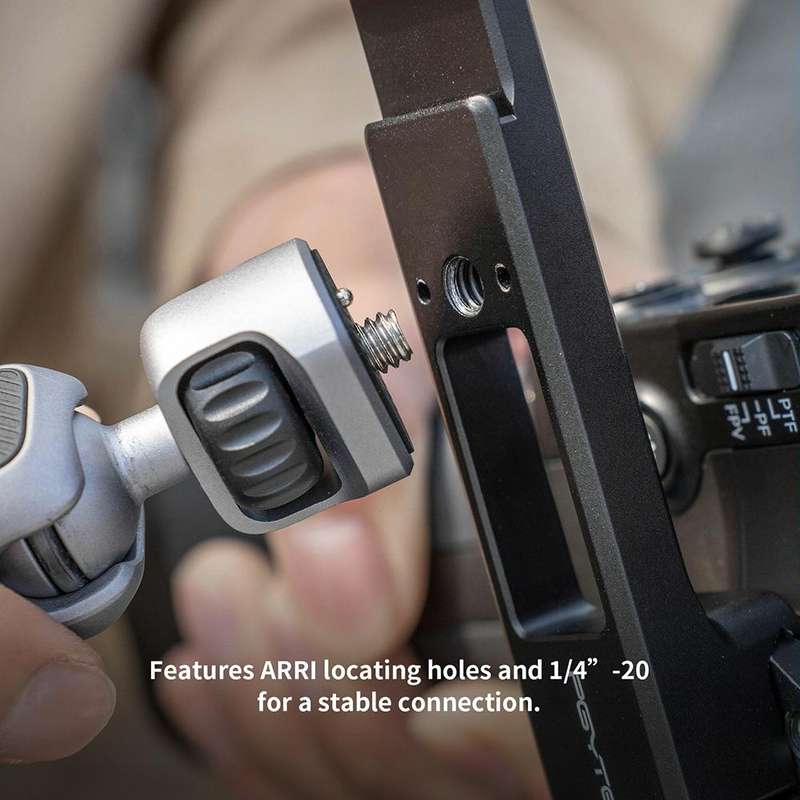 PGYTECH Mini Focus Handgrip Mount For DJI Ronin RS 3/RS 3 Pro/RS 2/RSC 2(Black)