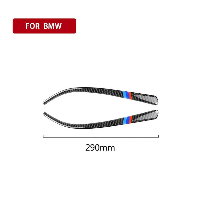 Three Color A Carbon Fiber Car Rearview Mirror Bumper Strip Decorative Sticker for BMW F30 2013-2...