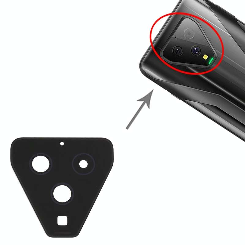 10 PCS Back Camera Lens for Xiaomi Black Shark 3 KLE-H0 KLE-A0