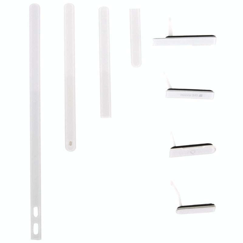 Middle Board + Battery Back Cover for Sony L36H(White)