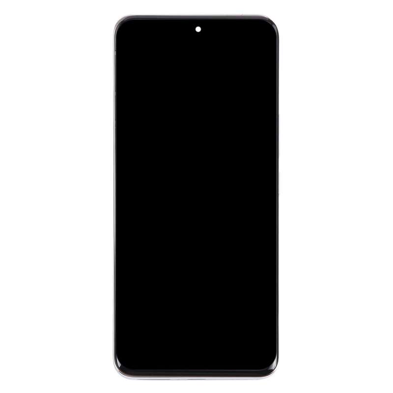 For Honor 100 Original LCD Screen Digitizer Full Assembly with Frame (Silver)