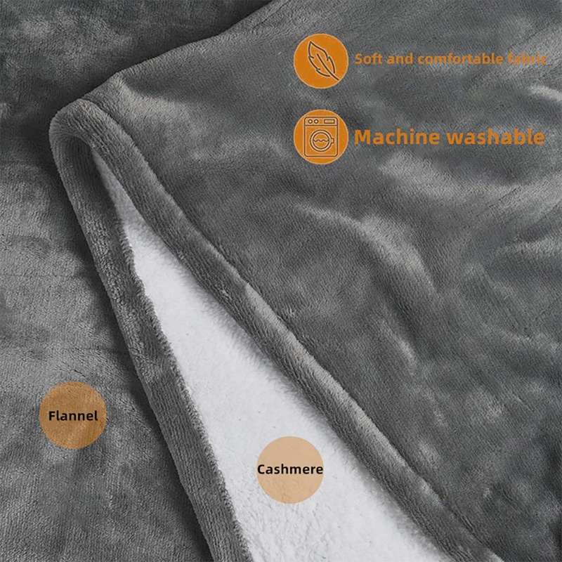 Controller Version Adjustable Temperature Timing USB Electric Heating Shawl Blanket Heating Pad 7...