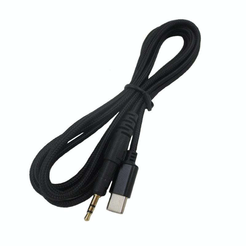 For M40X / ATH-M50X / M60X / M70X TYPE-C/USB-C Audio Headphone Cable, Style:, Color: Standard Ver...