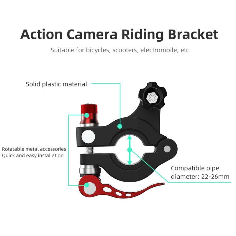 For DJI Air 3 / RC 2 Sunnylife ZJ669 Remote Control Riding Bracket(Black)