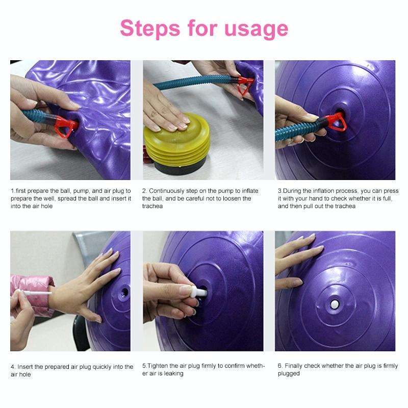 Thickening Explosion-proof Big Yoga Ball Sport Fitness Ball Environmental Pregnant Yoga Ball, Dia...